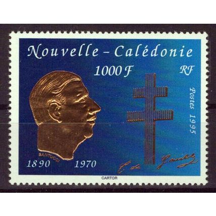 New Caledonia 709 MNH Charles de Gaulle Historical Figure ZAYIX 0524S0377