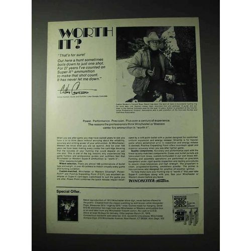 1976 Winchester Western Super-X Ammunition Ad