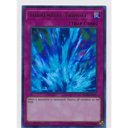 YuGiOh BOL: Relentless Revenge BLRR-EN047 Torrential Tribute 1st Edition