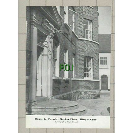 (4636) House in Tuesday Market Place King's Lynn Norfolk - 1954 Clip