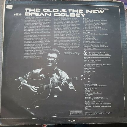 Brian Golbey ‎– The Old & The New Brian Golbey (LUS3010) 1970 (LP)