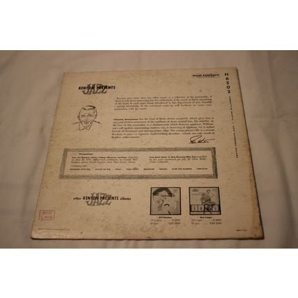 The Claude Williamson Trio 10" LP with Original Cover-THE CLAUDE WILLIAMSON TRIO