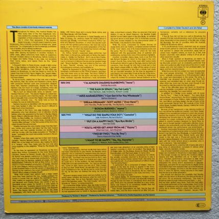 BROADWAY MAGIC VOLUME 2 - THE GREAT PERFORMERS (VINYL LP, 1980)