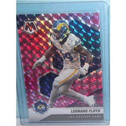 2021 Panini Mosaic LEONARD FLOYD (Rams) Pink Camo #121