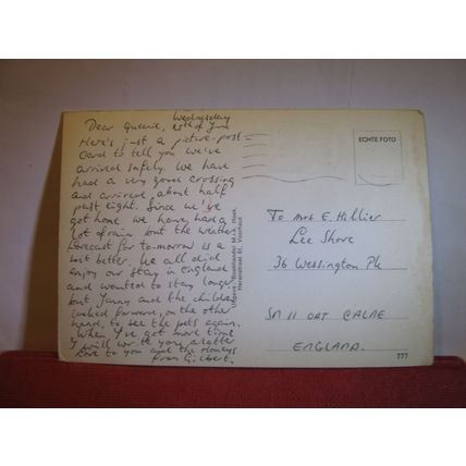 THE CHURCH, VOORHOUT, HOLLAND used vintage postcard #