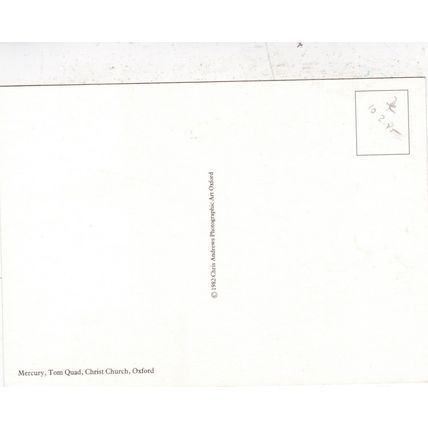 Mercury Tom Quad Christ Church Oxford Postcard unused VGC