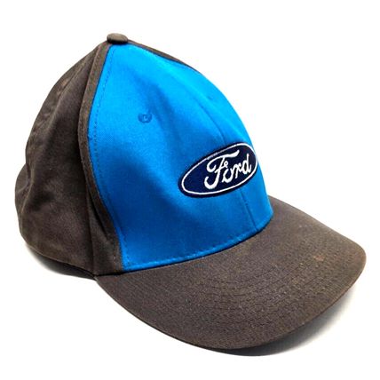 Ford Snapback Hat Cap Blue/Gray