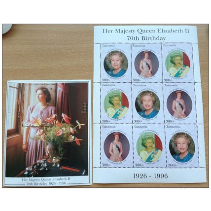 Tanzania 1996 Queen Elizabeth II 70th Birthday Royalty UK 1926-1996 S/S MNH**