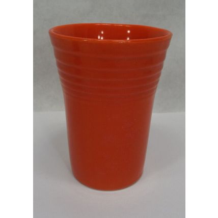 Rare Vintage Fiesta FIESTAWARE Water Cup Glass Radioactive Red Stamped 1930's
