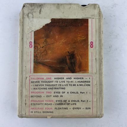 Moody Blues To Our Childrens Childrens Children 8 Track Tape White Shell M 24801