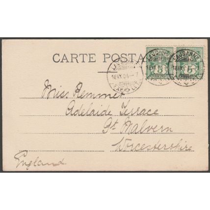 Lausanne et le Grand Pont, 1904 - Charnaux Frères CPA