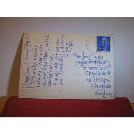 'EL CHAPARRAL', COSTA DEL SILENCIO. Tenerife used postcard =