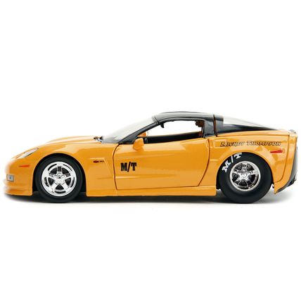 2006 Chevrolet Corvette Yellow with Black Top "Mickey Thompson" "Bigtime Musc...