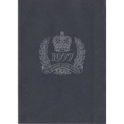 GB 1977 Silver Jubilee booklet by Total about half filled with stamps
