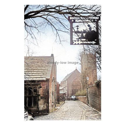 ptc8293 - Yorks' - Haworth Village Street/Church Scene back in 1964 - print 6x4