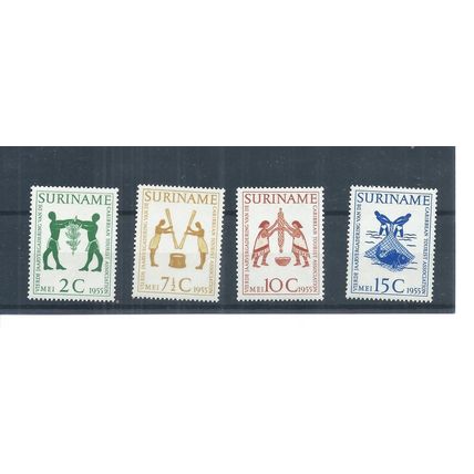 Suriname stamps. 1955 Caribbean Tourist Association Meeting MH (AP756)