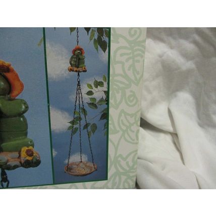 Ed's Variety Store Garden Gate Hanging Resin Bird Feeder 7-1/2" Diameter