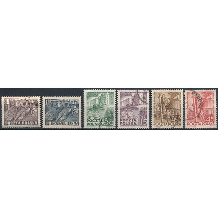 6 Year Plan - Poland 1951 - FH - MiNr 715/20