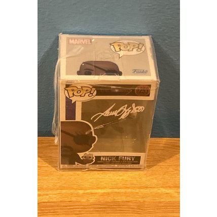 Funko Pop! Nick Fury #1253 Facsimile Laser Autographed Figure (Box & Protector)