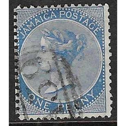 JAMAICA 1870-5 QV WATERMARK CROWN CC 1d USED SG8