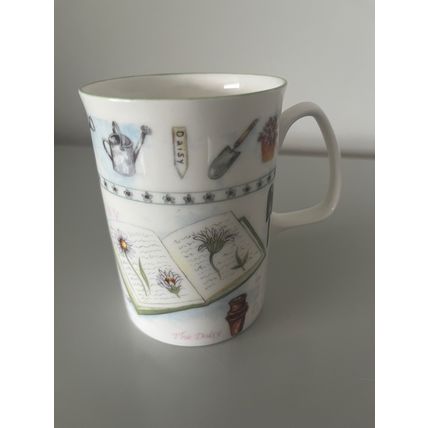 ROSE OF ENGLAND BONE CHINA DAISY GARDEN MUG