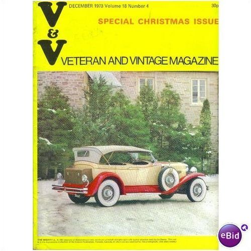 Veteran And Vintage Magazine Vol 18 No 4 DEC 1973