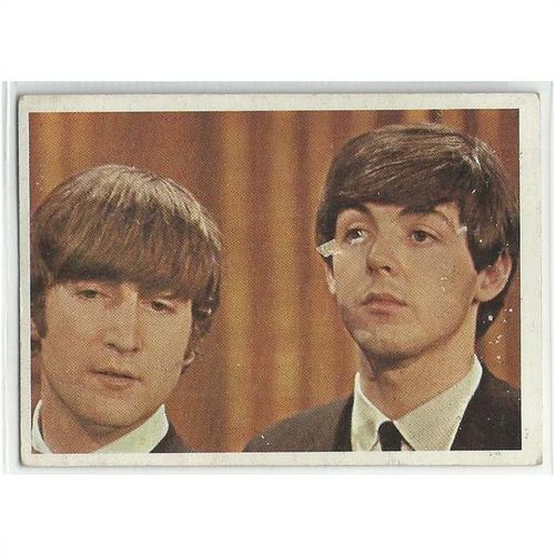 BEATLES ' ORANGE back ' card # 13 ( 1964 )