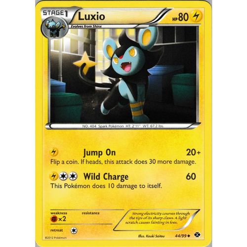 Pokemon B&W Next Destinies 44/99 Luxio