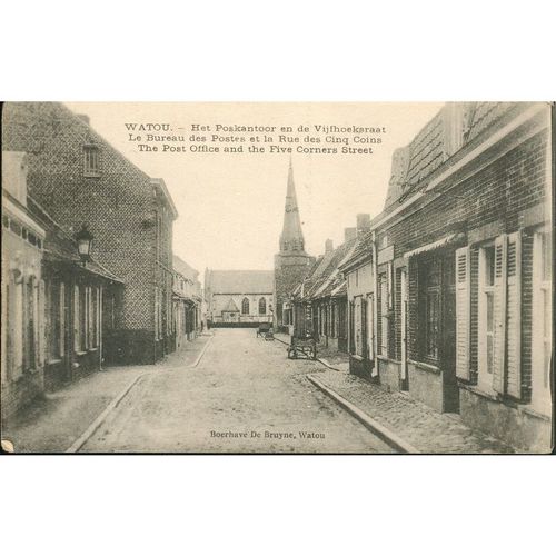 Watou - Het Poskantoor en de Vijfhoekaraat.... - Boerhave De Bruyne, Watou