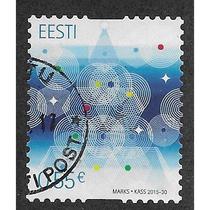 EST 2015 €0.55 (S/A) 'CHRISTMAS' FINE USED (EBID63-686)
