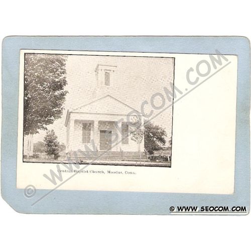 CT Moodus Postcard Central Baptist Church ct_box3~1165