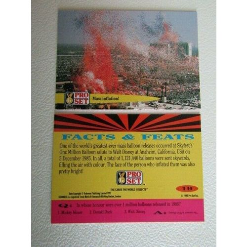 Pro Set 1992 Guinness Book of Records Trade Cards Card Variants (eb2)