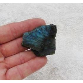 D Labradorite Slab Stone 1.75 Inch Metaphysical Spiritual Reflective Energy