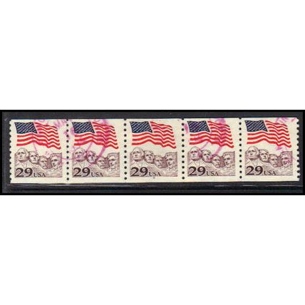 Used 2523 29c U.S. Flag Very Fine PNC 9/5 PA3006