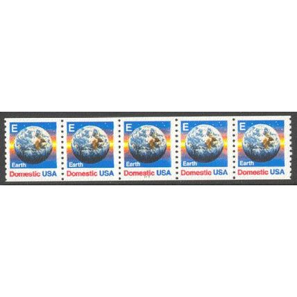 2279 25c E Earth Very Fine MNH Dry Gum PNC 1111/5 P0173
