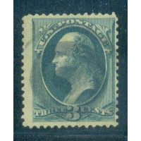 Used 184 3c George Washington Just Clears M00460