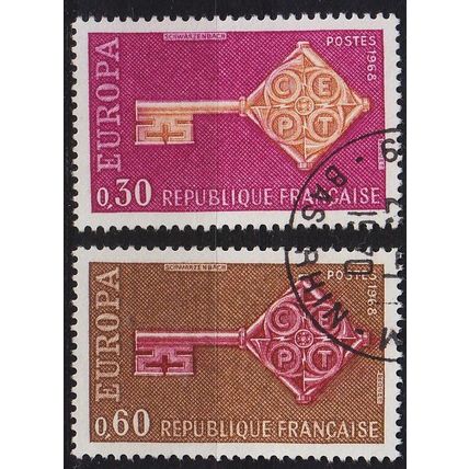 FRANKREICH FRANCE [1968] MiNr 1621-22 ( O/used ) CEPT