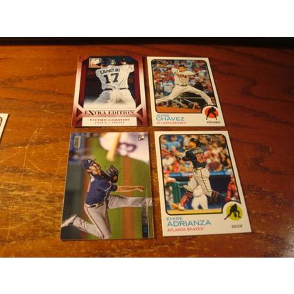 2020-2022, 24-Baseball Cards, BRAVES, w/rc's, Stars, Inserts, Freeman/Contre, ++