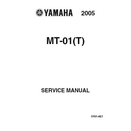 YAMAHA MT-01(T) SERVICE MANUAL 2005 MOTORCYCLE 435 PAGES IN ENGLISH