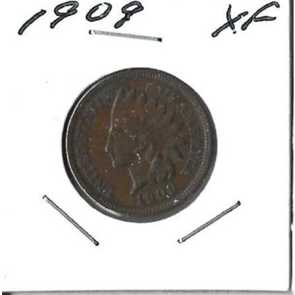 1909 US Indian head cent XF Better Date!