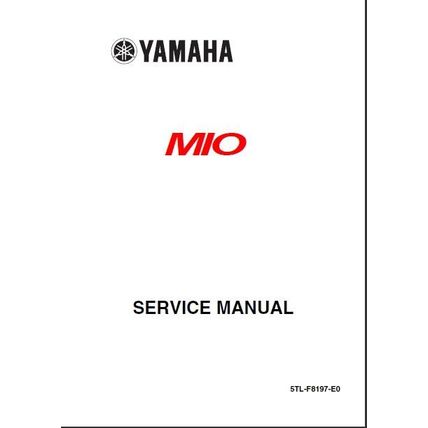 YAMAHA MIO SERVICE MANUAL 2003 SCOOTER 305 PAGES IN ENGLISH