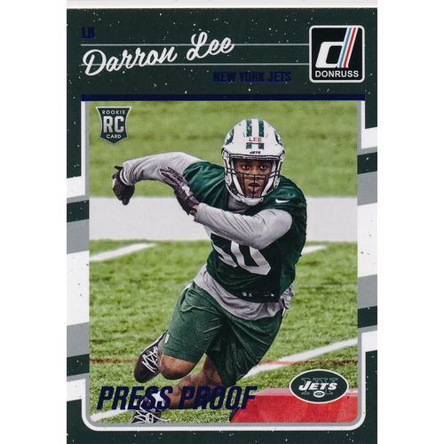 2016 Donruss Football Press Proof Blue 311 Darron Lee RC New York Jets