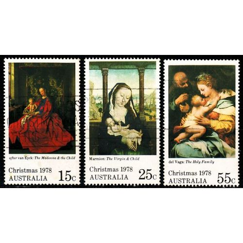 AUSTRALIEN AUSTRALIA [1978] MiNr 0660-2 ( O/used ) Weihnachten