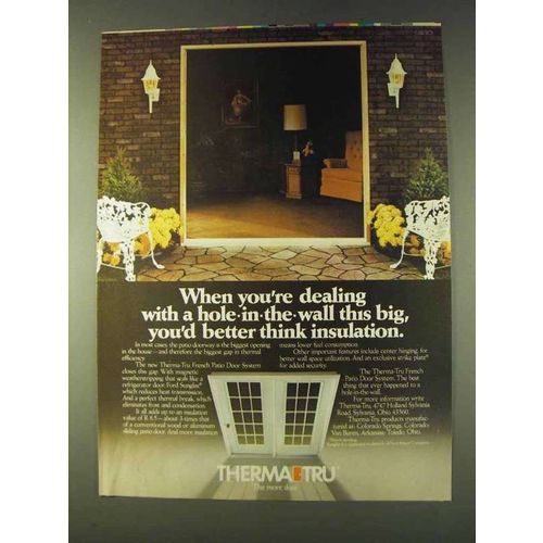 1979 Therma-Tru French Patio Door System Ad