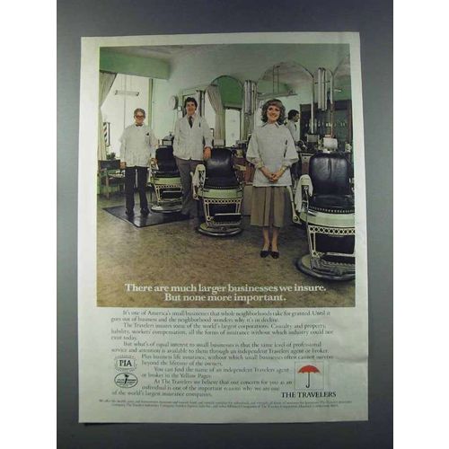 1981 Travelers Insurance Ad - Are Larger Businesses