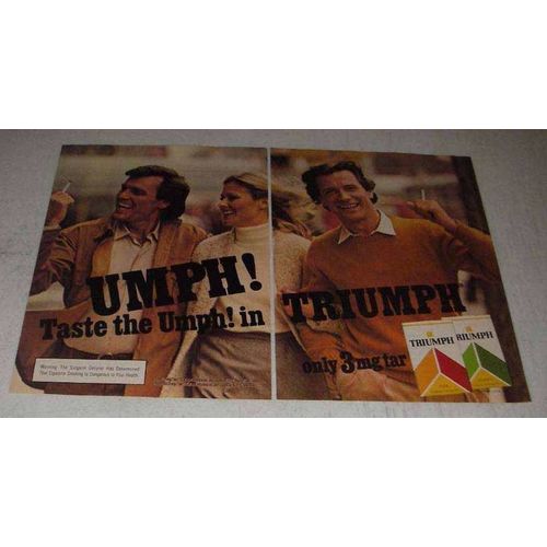 1981 Triumph Cigarettes Ad