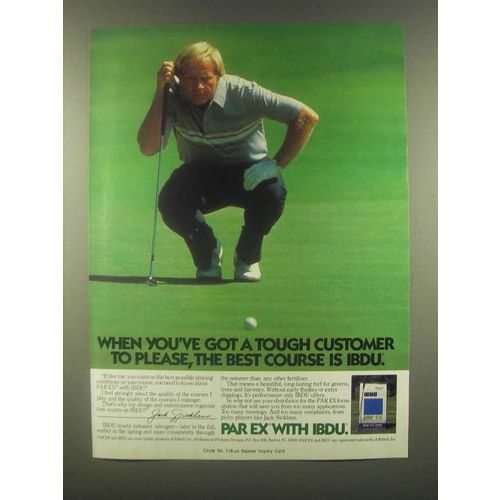 1985 Par-Ex with Ibdu Ad - Jack Nicklaus - Best Course