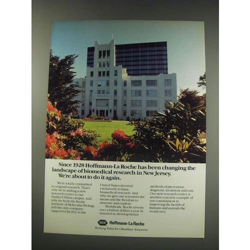 1991 Hoffmann-La Roche Biomedial Research Ad - Since 1928