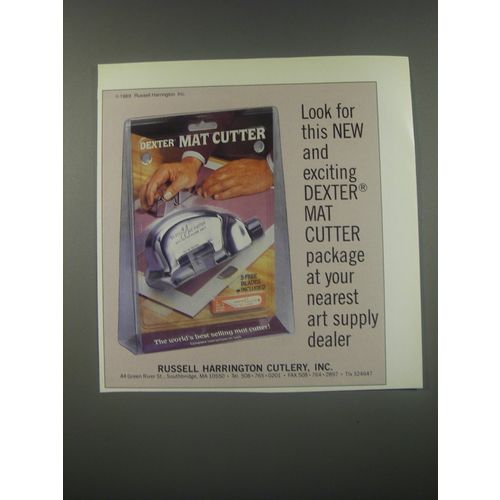 1991 Dexter Mat Cutter Ad - Look for this new and exciting Dexter Mat cutter pac