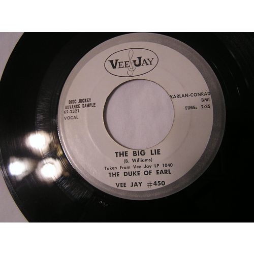 The Duke of Earl Promo 45-DADDY'S HOME/THE BIG LIE Gene Chandler